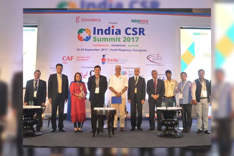 Facilitation with Shri Gajendra Shekhawat Hon'ble MoS
Agriculture, Govt. of India & India's top CEOs of CSR like
Reliance, Tech Mahindra, ICICI